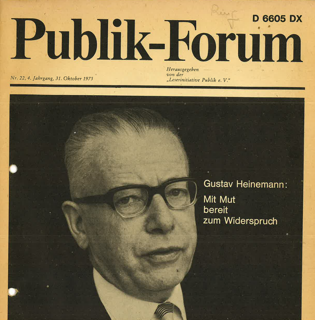 Mit Mut bereit zum Widerspruch