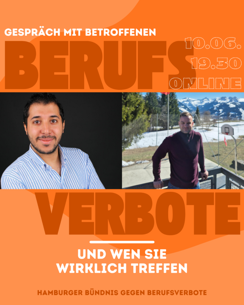 Gespräche mit Betroffenen: Berufsverbote und wen Sie wirklich treffen.